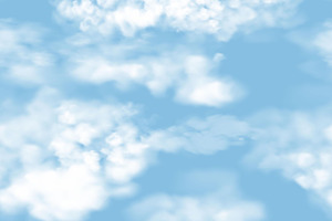 Abstract Cloud In Blue Sky