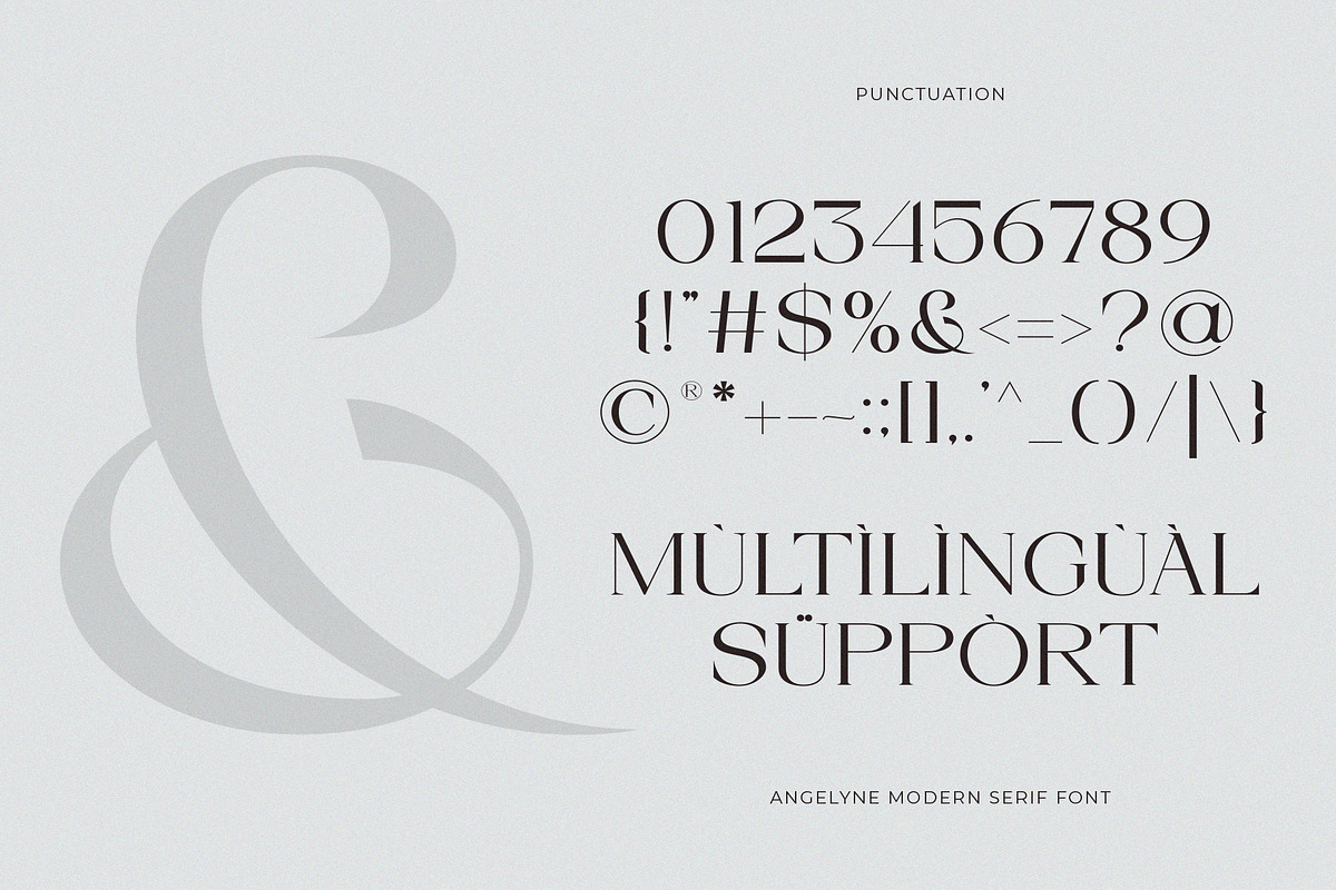 Angelyne - Modern Serif Font, a Serif Font by Muflieart (Photo 10 of 10)