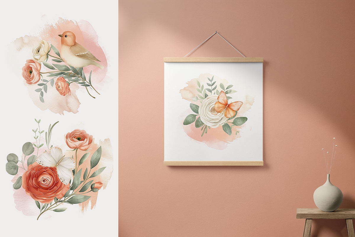Everbloom Floral Collection, a Decorative Illustration by Anna Druzhkova (Photo 21 of 22)