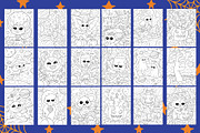 Halloween Coloring Book, a Seasonal Illustration by Line Store (Thumbnail 4 of 4)