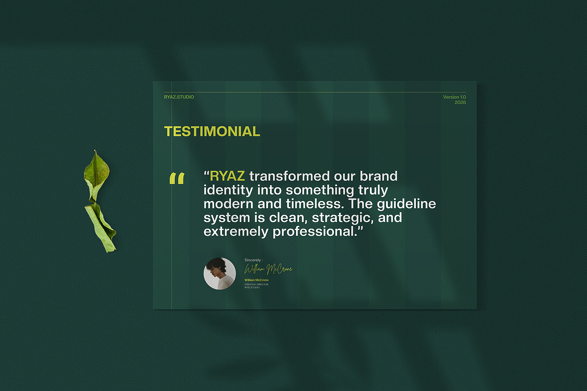 RYAZ | Brand Guidelines Canva, a Brochure Template by evgenystudio (Photo 4 of 11)