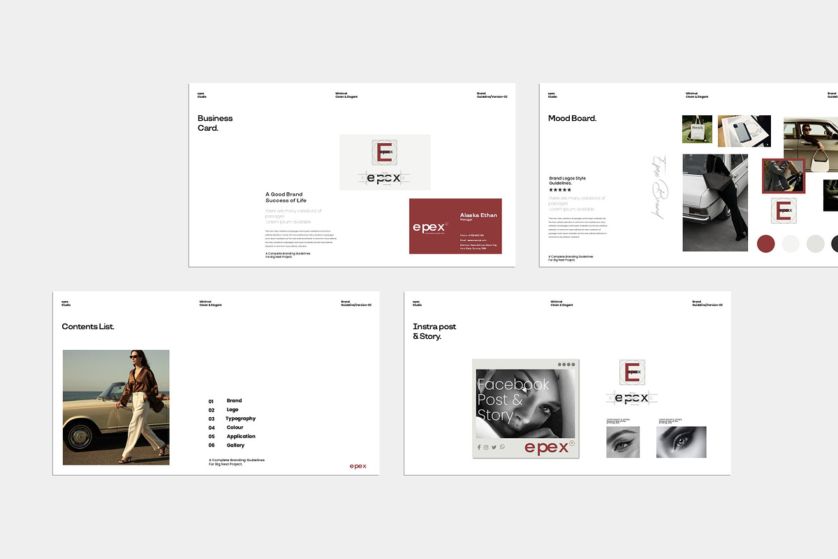 EPEX | Brand Guidelines Template, a Presentation Template by Slide-Agency (Photo 11 of 11)