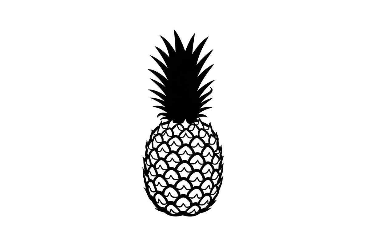 Pineapple Silhouette Vector Bundle, an Illustration by jahid234 (Photo 44 of 51)