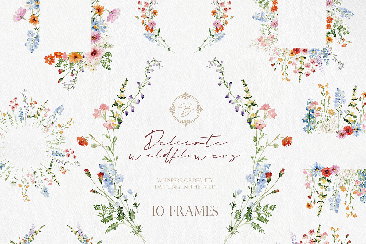 Watercolor Flower - Delicate Wild, a Decorative Illustration by Beigetime (Photo 14 of 16)