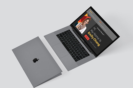 Laptop Business Card - Creative Dir.