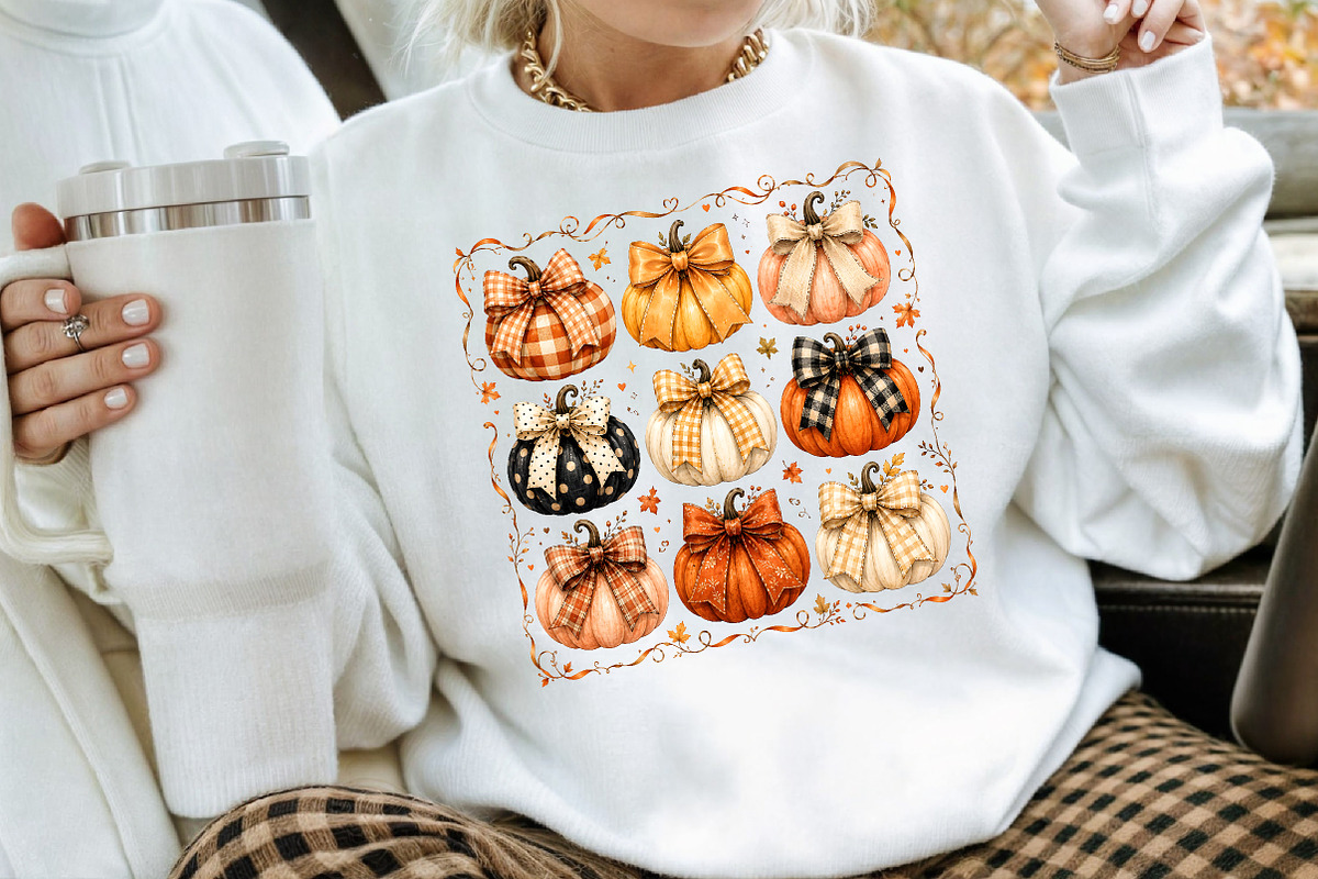 Coquette Pumpkin PNG, a Seasonal Illustration by Creative Art (Photo 3 of 3)