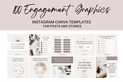100 Engagement Graphics for Coaches, a Social Media Template by Create & Bloom (Thumbnail 1 of 4)