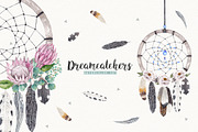 DREAMCATCHERS watercolor set, an Illustration by Natali Smolova (Thumbnail 1 of 7)