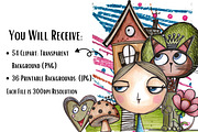 Quirky Whimsy: Cartoon Characters, a Person Illustration by NiiiNArt (Thumbnail 2 of 7)