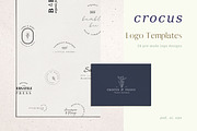 Crocus, Pre-made logo Set of 24, a Branding & Logo Template by Art pages (Thumbnail 1 of 10)