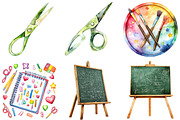 Doodle Back to School Clipart, a Seasonal Illustration by CitraGraphics (Thumbnail 3 of 6)