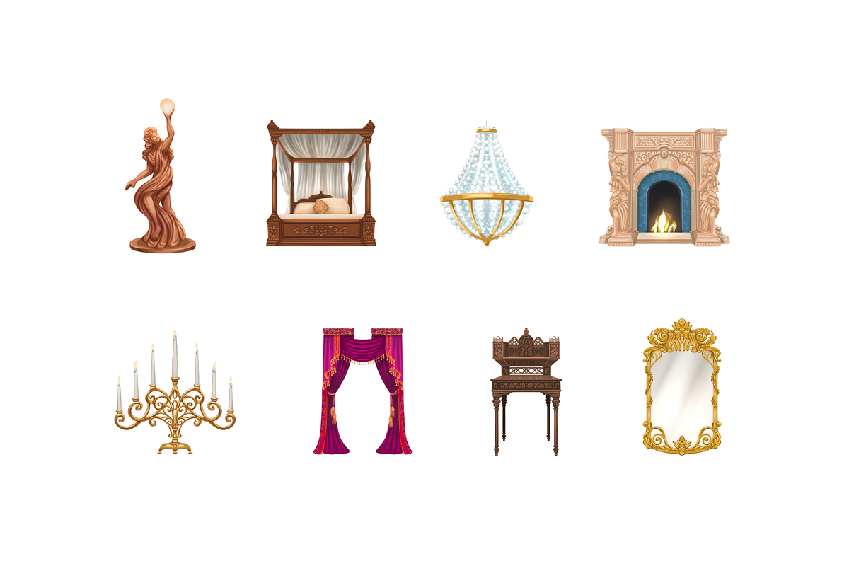 Ornate Interior Decor, an Object Graphic by Deemak Daksina (Photo 1 of 3)
