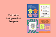 Vivid Vibes: Instagram Post Temp, a Social Media Template by Brighten Made (Thumbnail 2 of 5)