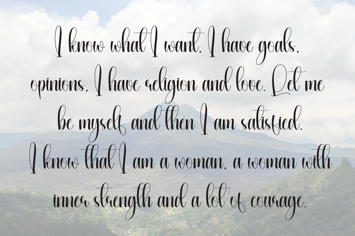 Earrings | Script Font, a Handwritten Font by Scratchones (Photo 6 of 9)