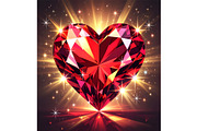 Love Ruby Make You Sparkle, a Decorative Illustration by Sharon Schwalbe (Thumbnail 3 of 4)