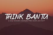 Think Bantu - Font, a Handwritten Font by artchiles_design (Thumbnail 3 of 5)