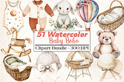 Baby Boho Clipart, an Illustration by DreamCafeArt (Thumbnail 1 of 5)