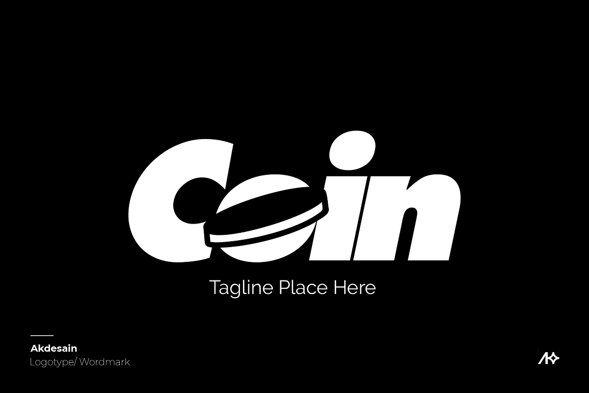 Coin Wordmark Logo, a Branding & Logo Template by Akdesain
