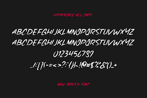 Lhoss Brush - Font