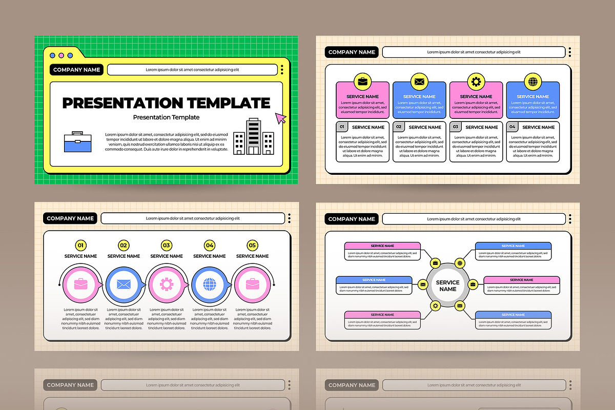 Business Plan PowerPoint Template, a Presentation Template by CreativeUP (Photo 5 of 6)