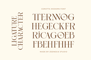 Cerotta, a Serif Font by zeenesia (Thumbnail 6 of 17)