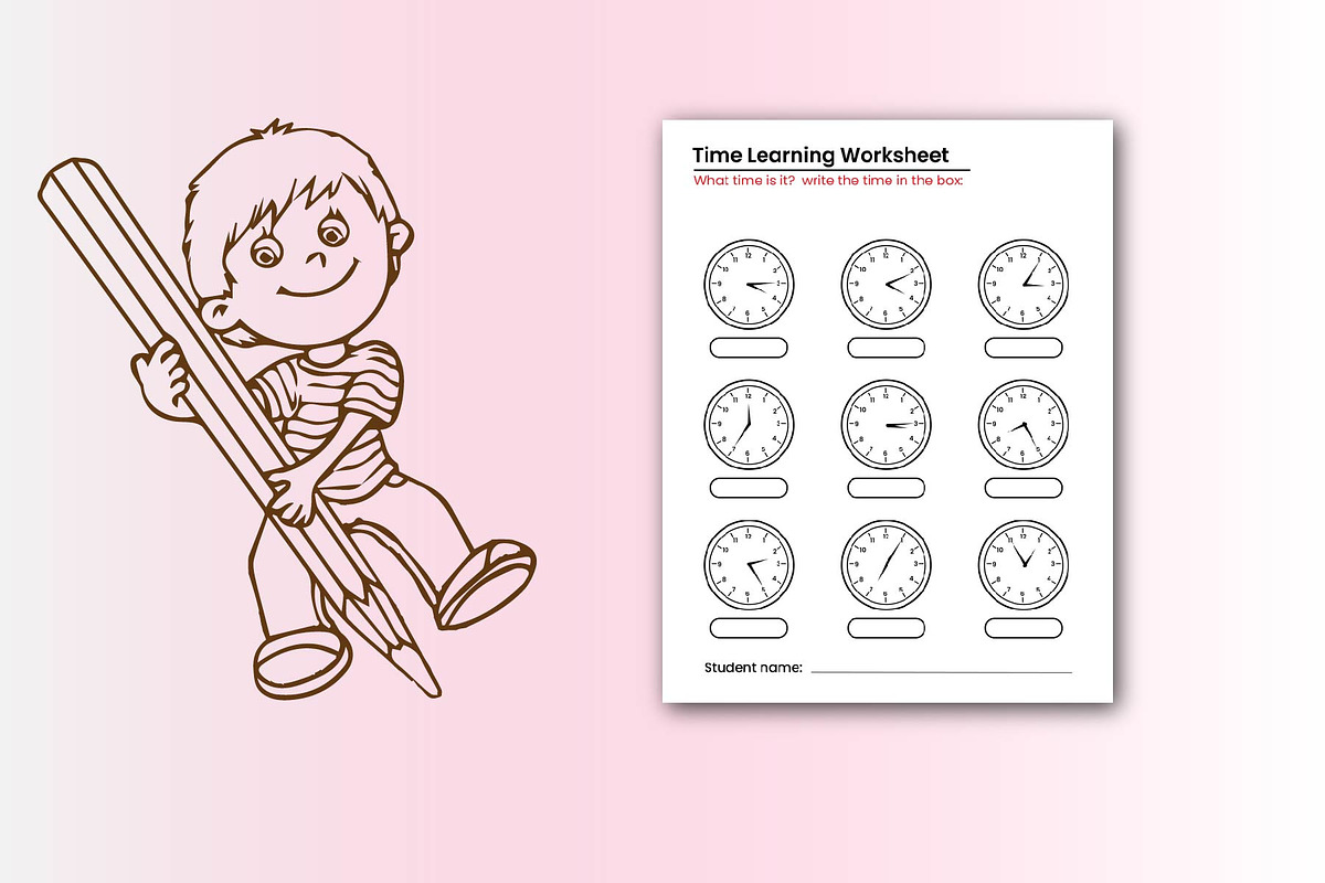 KIds English Worksheet, a Graphic by Hitubrand (Photo 4 of 5)