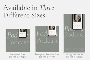 Neutral Podcast Instagram Bundle