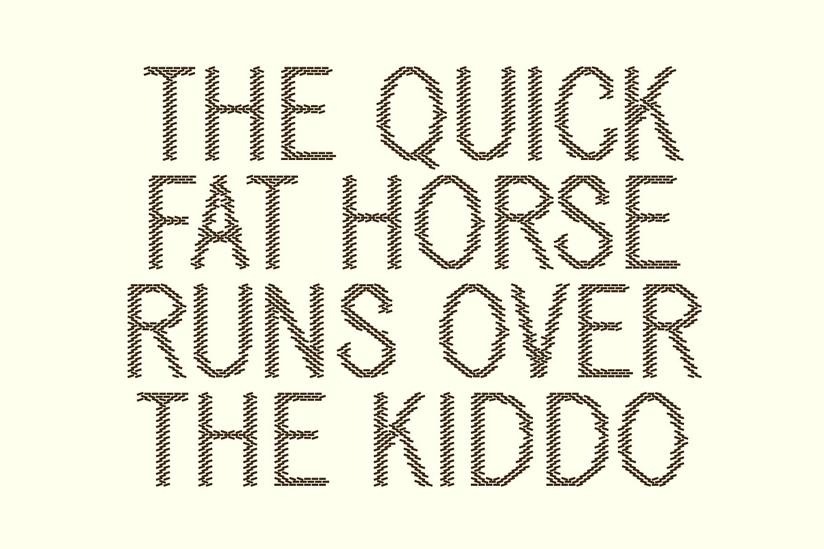 Mikea Bricks, a Sans Serif Font by Craft Supply Co. (Photo 5 of 8)