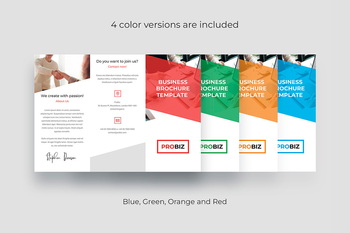 Trifold Business Brochure Template, a Brochure Template by artbart (Photo 10 of 10)