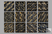Black Gold Marble Texture Granite, a Pattern Graphic by Fine Purple Elephant (Thumbnail 5 of 5)