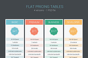 Flat Pricing Tables, a Templates & Theme by grati (Thumbnail 2 of 2)