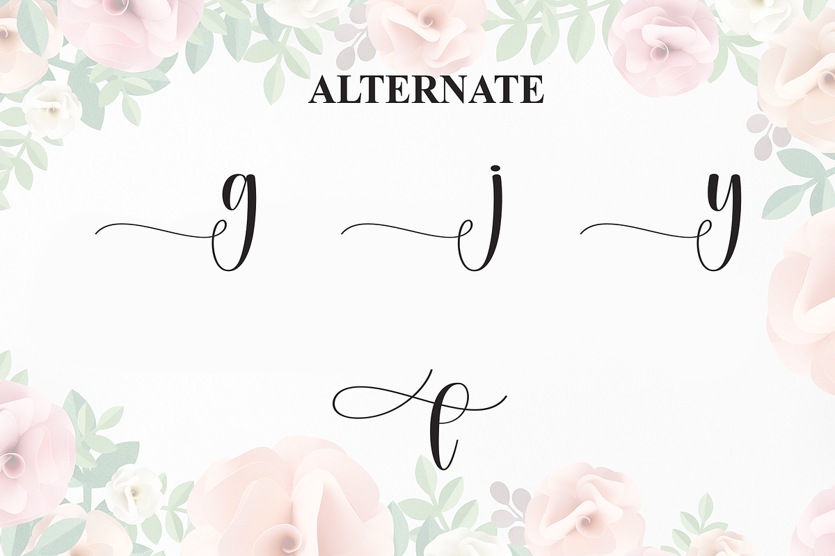 Shawty | Script Font, a Handwritten Font by Scratchones (Photo 8 of 9)