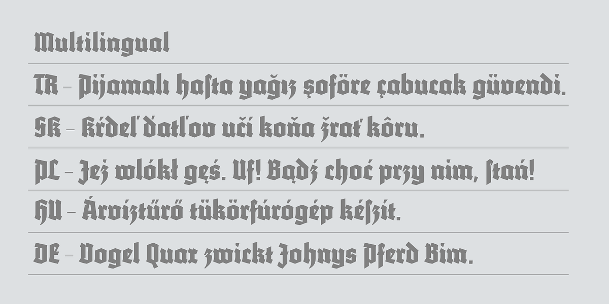 Vivala bl, a Blackletter Font by VivalaType (Photo 5 of 7)