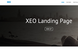 Xeo Landing Page