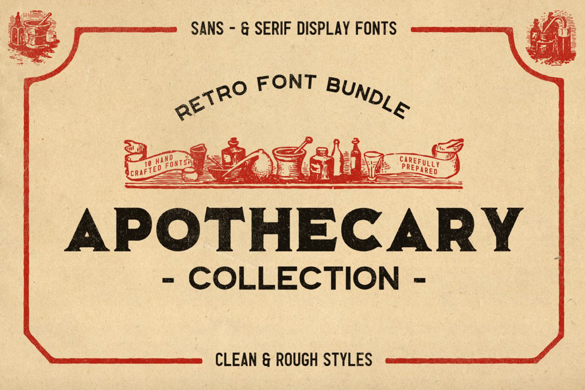 The Retro Brand Font Bundle preview 4