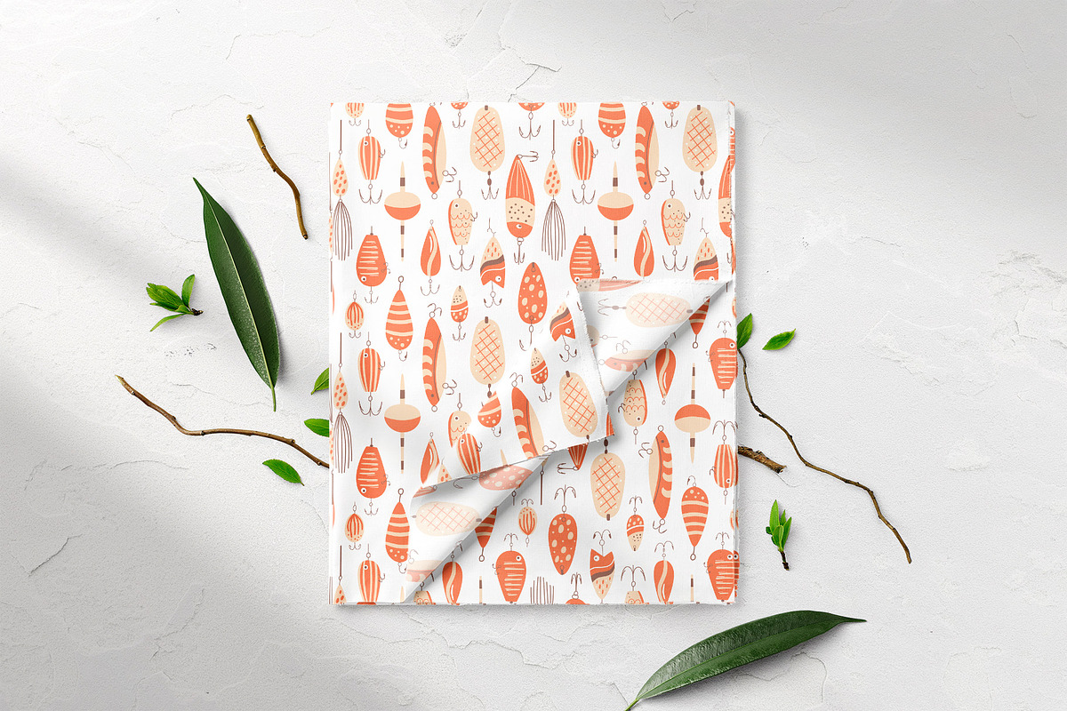 Fishing pattern, a Pattern Graphic by Tani Kuzminka (Photo 6 of 13)