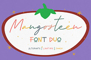 Mangosteen | Font Duo, a Script Font by Scratch Design (Thumbnail 1 of 13)