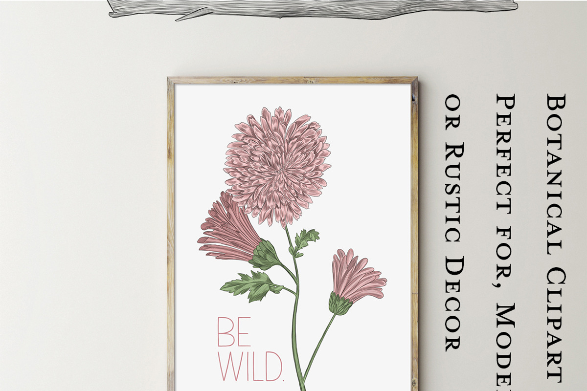 Soiree Botanical Graphic Set, a Food Illustration by Si Design Loft (Photo 5 of 6)