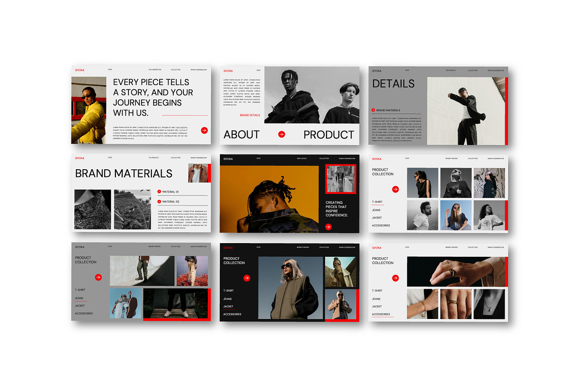 GYOKA Brand Fashion Keynote, a Presentation Template by Yoth Studio (Photo 7 of 7)