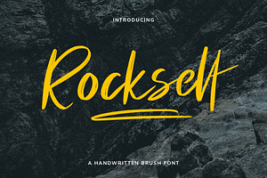 Rockselt - Brush Hand Drawn