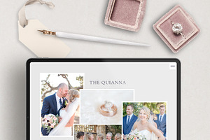 The Quianna - Showit Template Layout