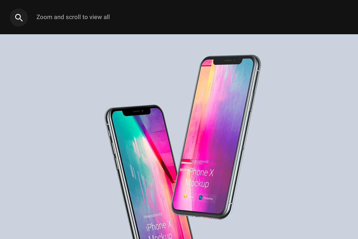 iPhone X Mockups | Presentation Kit, an iPhone Mockup by ls.graphics (Photo 14 of 14)