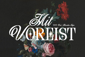 MIT Voreist | Serif&Script Font Duo
