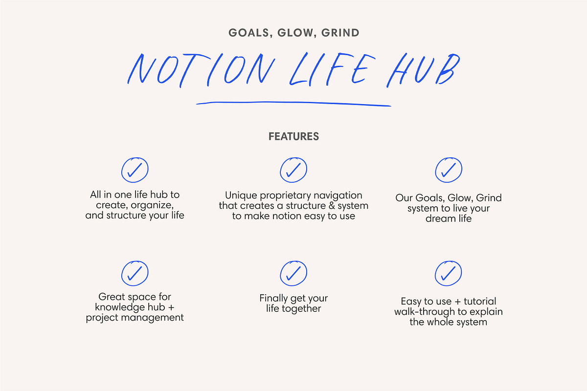 Notion Life Hub Template - Scribbles, a Templates & Theme by 89 Golden Blvd (Photo 2 of 7)