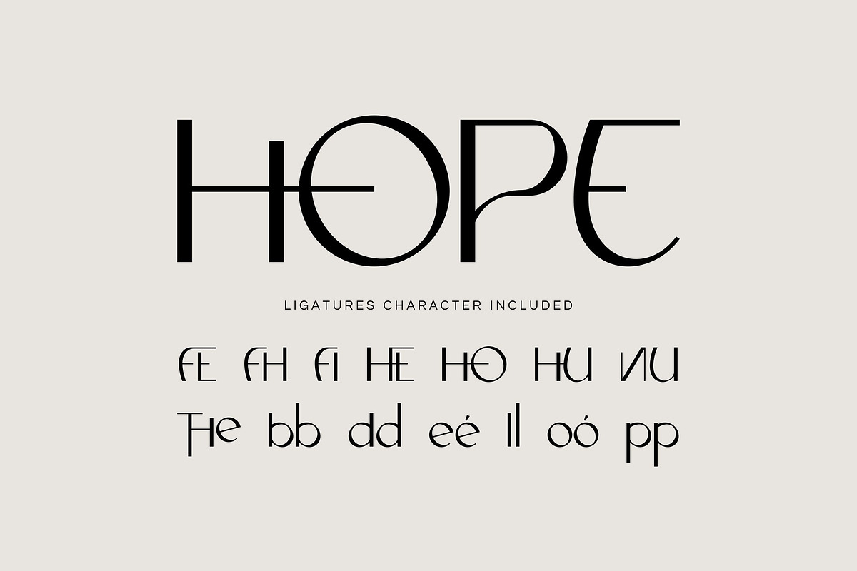 Hadrick Queen - Aesthetic Font, a Sans Serif Font by Fype Co. (Photo 4 of 5)
