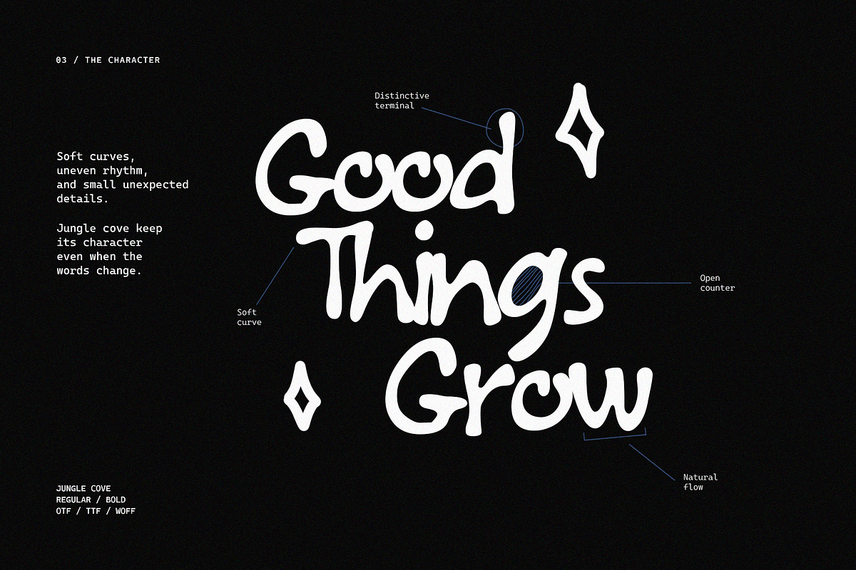 Jungle Cove – Handwritten Font, a Handwritten Font by Hasbi Creative (Photo 3 of 12)