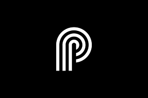 Letter P Logo Set