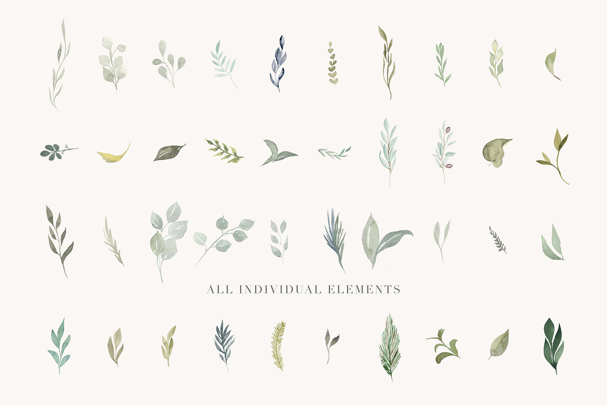 Foliage - Watercolor Leaves, an Illustration by The Autumn Rabbit Ltd (Photo 2 of 8)