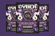 Cyber Monday Sale Flyer, a Flyer Template by Muhamad Iqbal hidayat (Thumbnail 1 of 4)