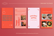 Holiday IG Kit in PSD & CANVA, a Social Media Template by Tangerine Nation (Thumbnail 5 of 9)